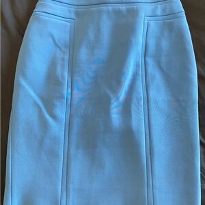 White House Black Market Blue Pencil Skirt